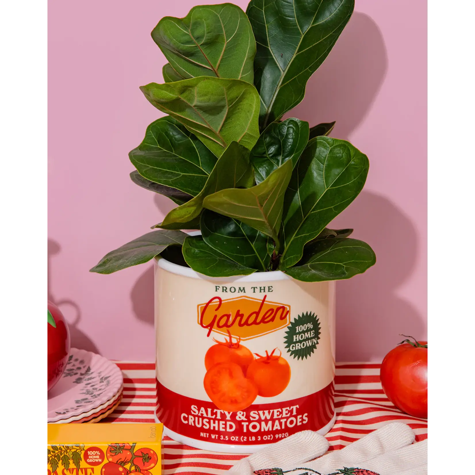 Ceramic Vase Tomato Can
