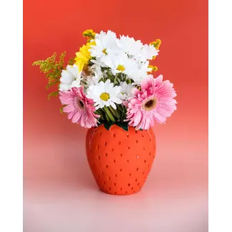 Ceramic Vase Strawberry Fields