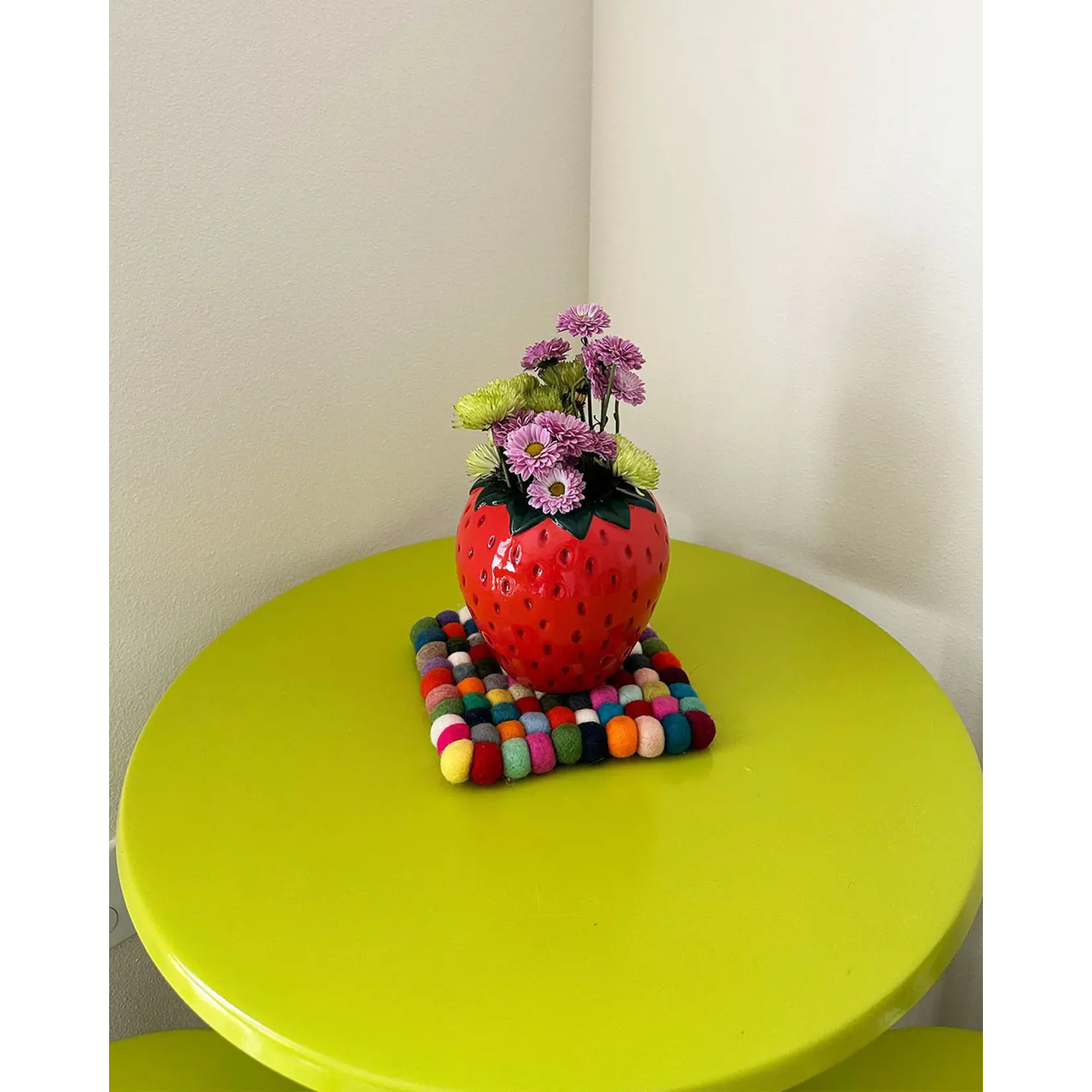 Ceramic Vase Strawberry Fields