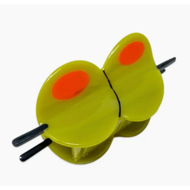 Jenny Lemon Hair Claw - Olive