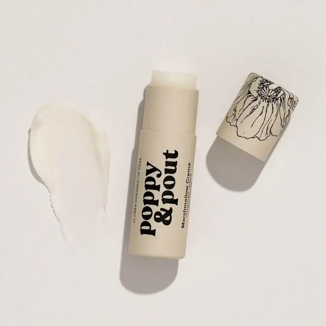 Poppy & Pout Lip Balm - Marshmallow Creme