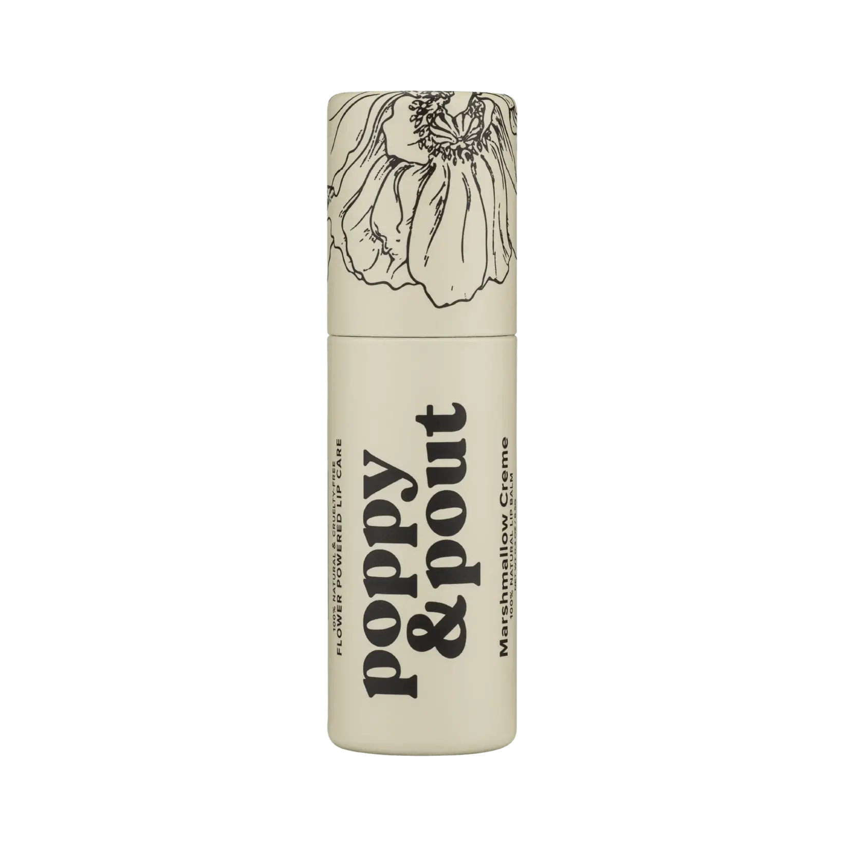 Poppy & Pout Lip Balm - Marshmallow Creme