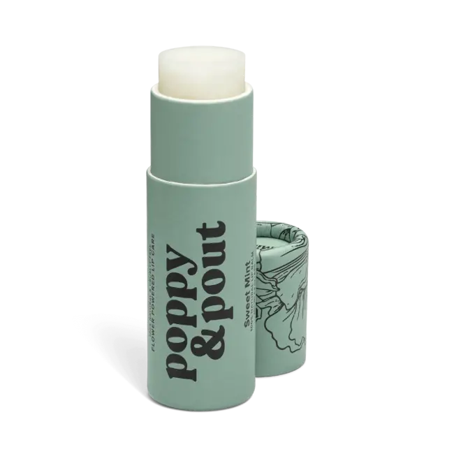 Poppy & Pout Lip Balm - Sweet Mint