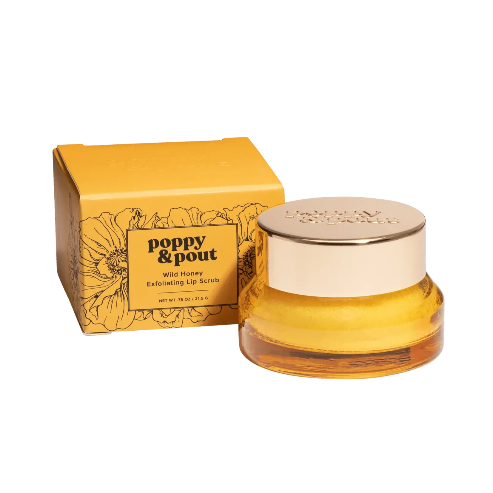 Poppy & Pout Lip Scrub - Wild Honey