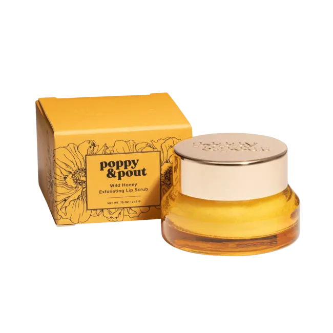 Poppy & Pout Lip Scrub - Wild Honey