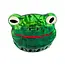 Jenny Lemon Hair Claw - Mini Frog Green