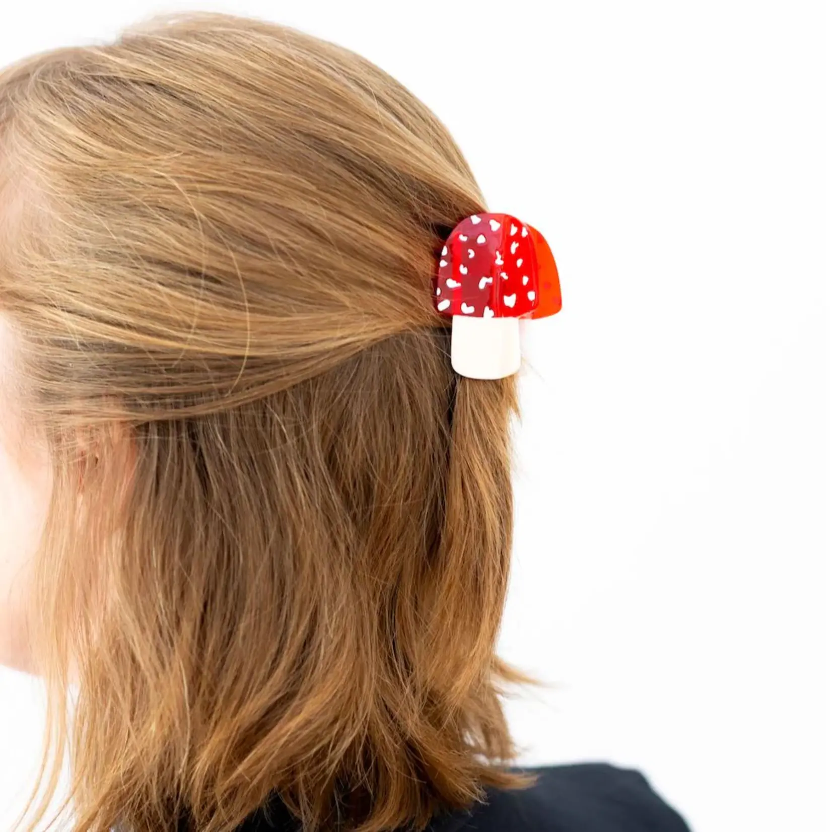 Jenny Lemon Hair Claw Mini - Mushroom