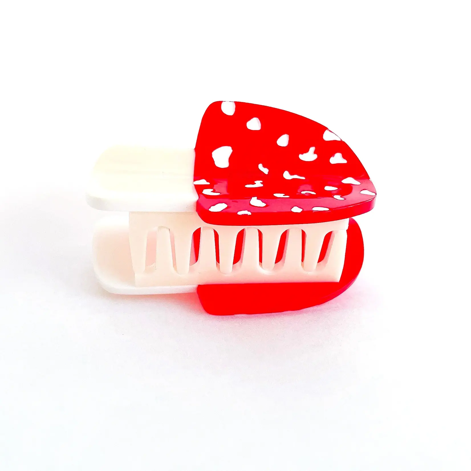 Jenny Lemon Hair Claw Mini - Mushroom