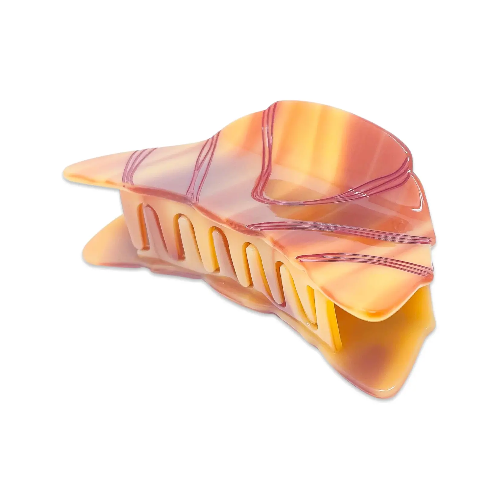 Jenny Lemon Hair Claw - Croissant