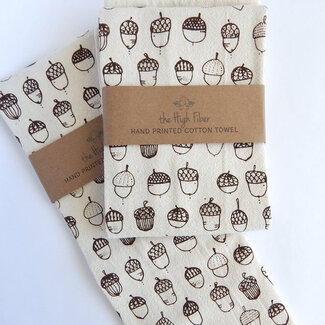 The High Fiber High Fiber Towel - Acorns