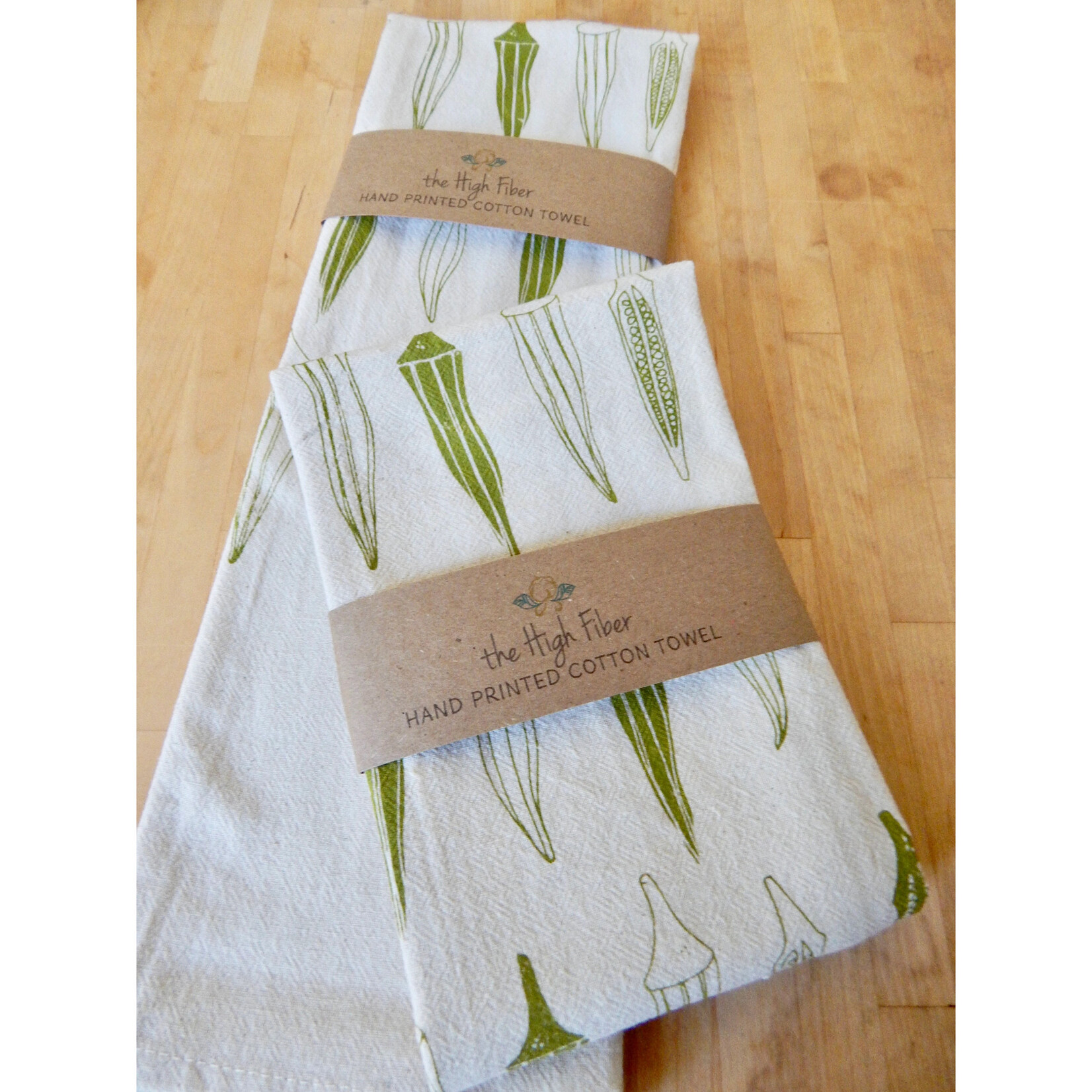 The High Fiber High Fiber Towel - Okra