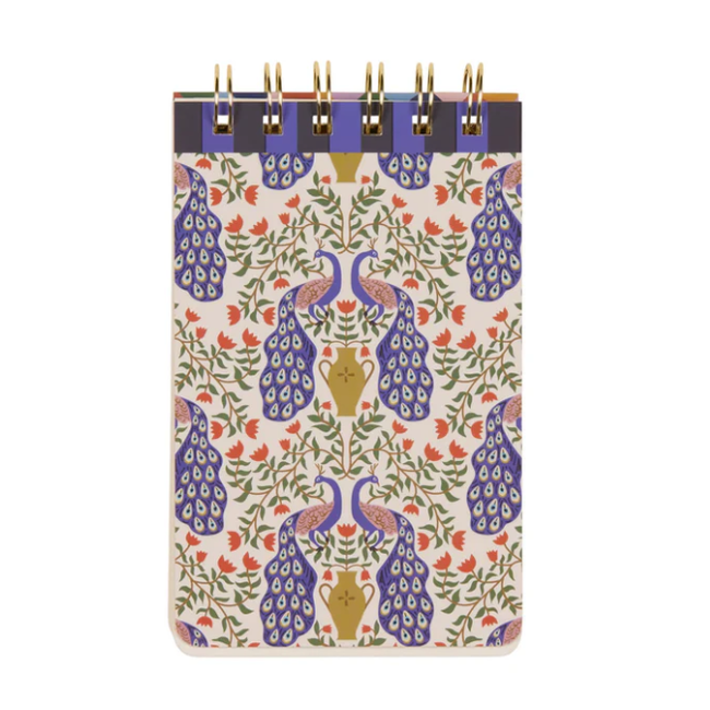 A Dopo Twin Wire Notepad -  Peacock