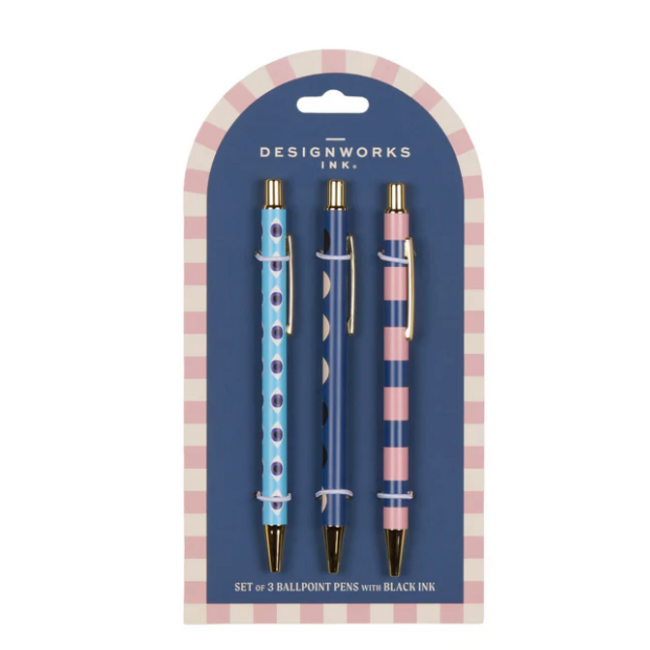 A Dopo Set of Pens (3) -  Eye Moon Stripe