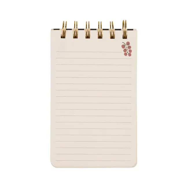 A Dopo Twin Wire Notepad -  Tomato