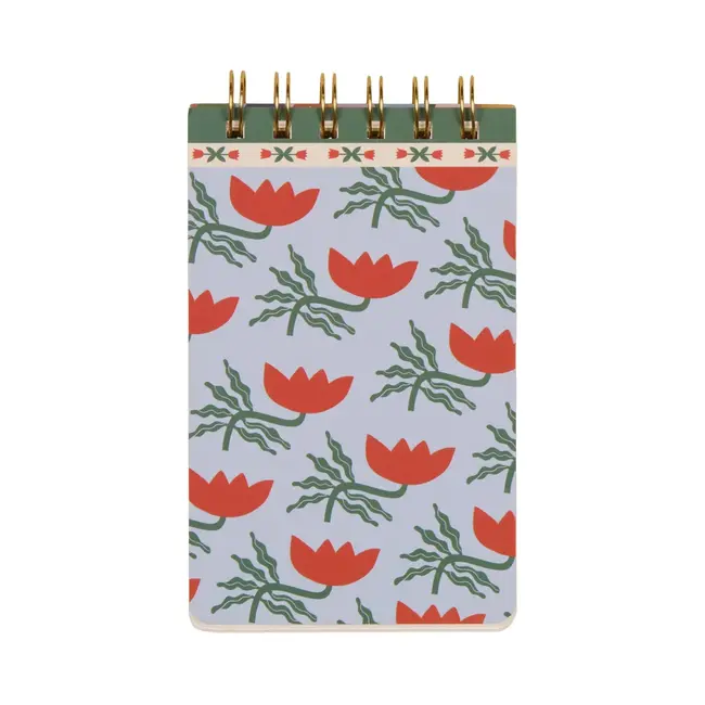 A Dopo Twin Wire Notepad -  Flower