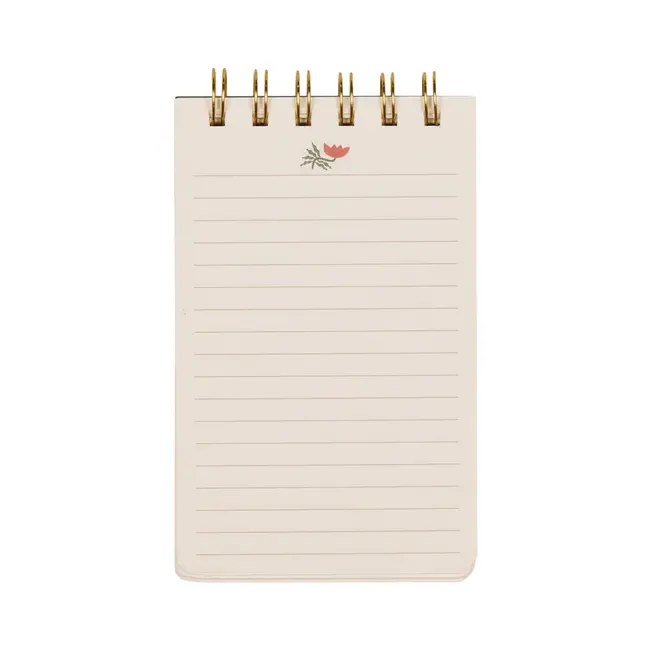 A Dopo Twin Wire Notepad -  Flower