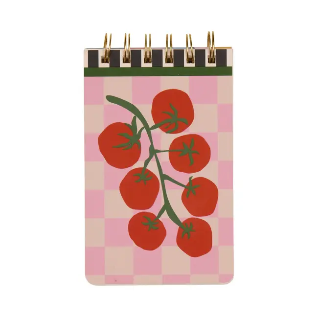 A Dopo Twin Wire Notepad -  Tomato