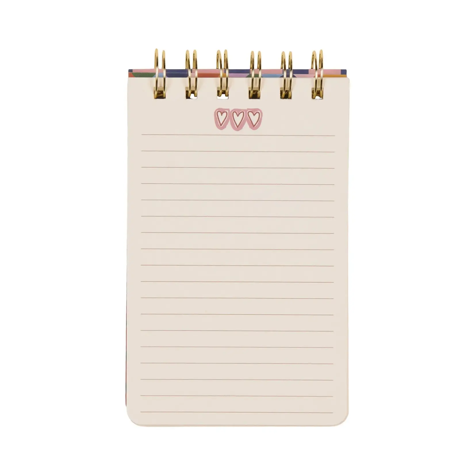 A Dopo Twin Wire Notepad -  Hearts