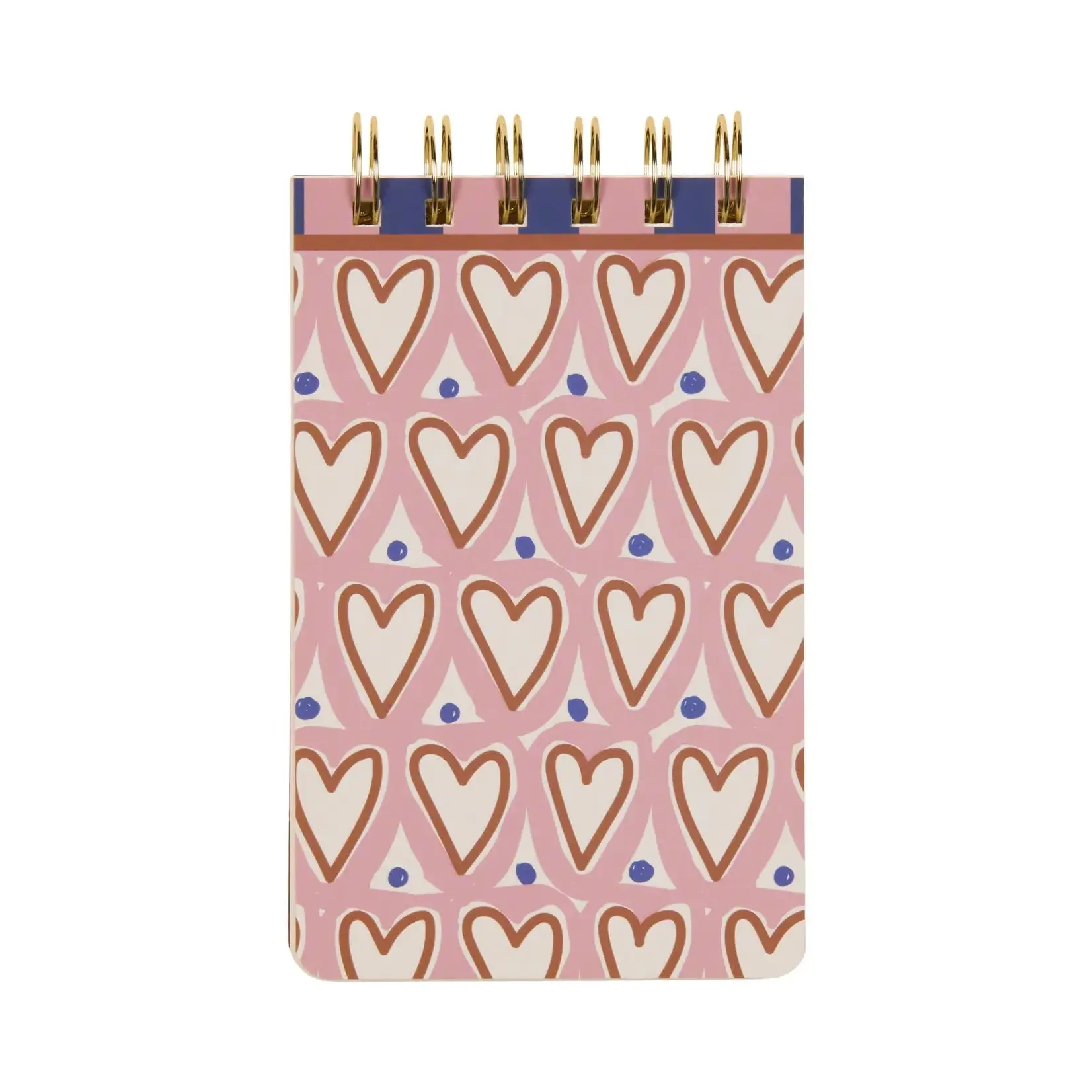 A Dopo Twin Wire Notepad -  Hearts