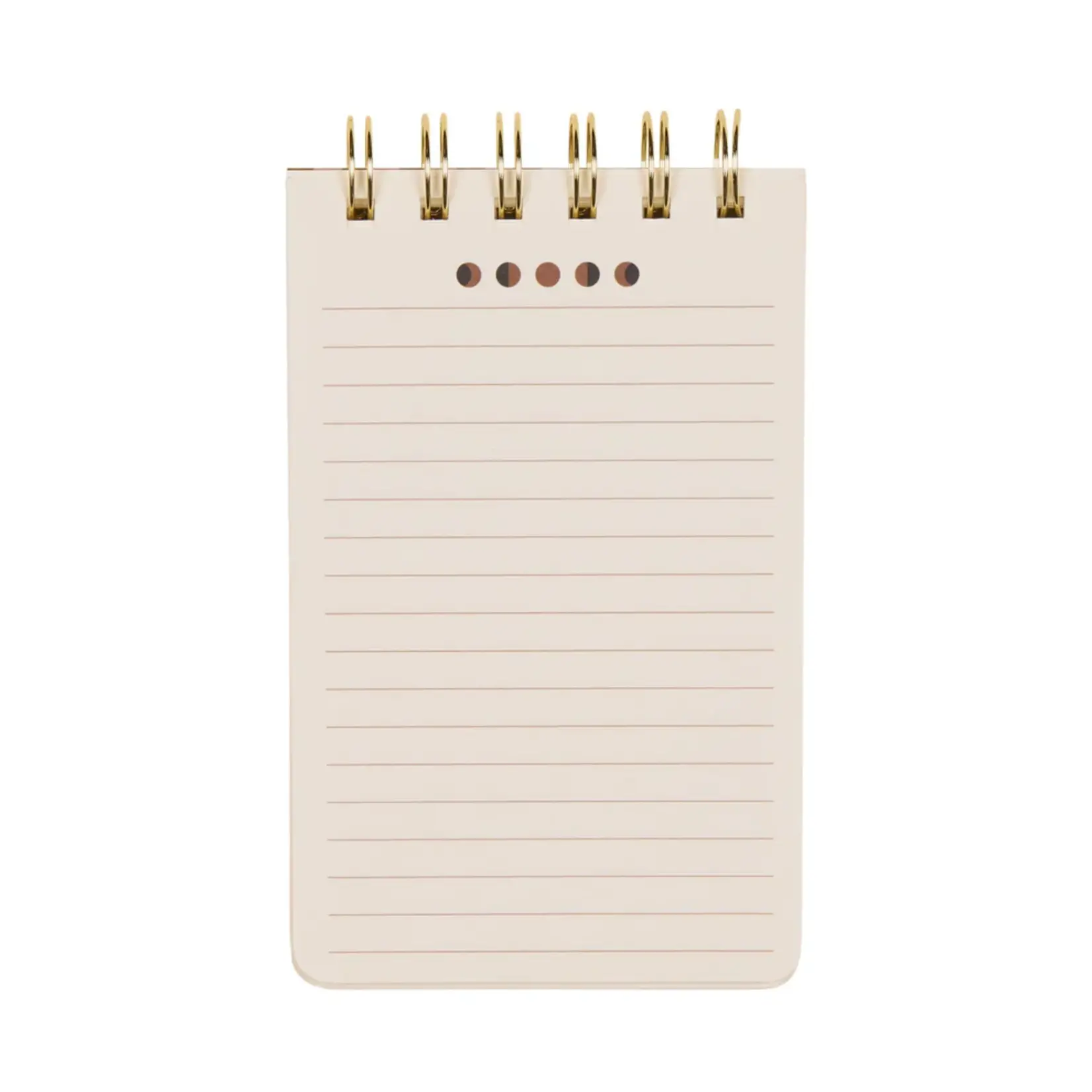 A Dopo Twin Wire Notepad -  Moon Phases