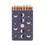 A Dopo Twin Wire Notepad -  Moon Phases