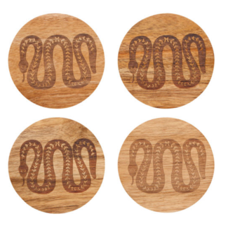 Engraved Coaster Set (4) Olympus