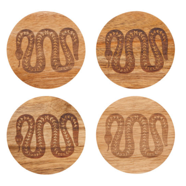 Engraved Coaster Set (4) Olympus