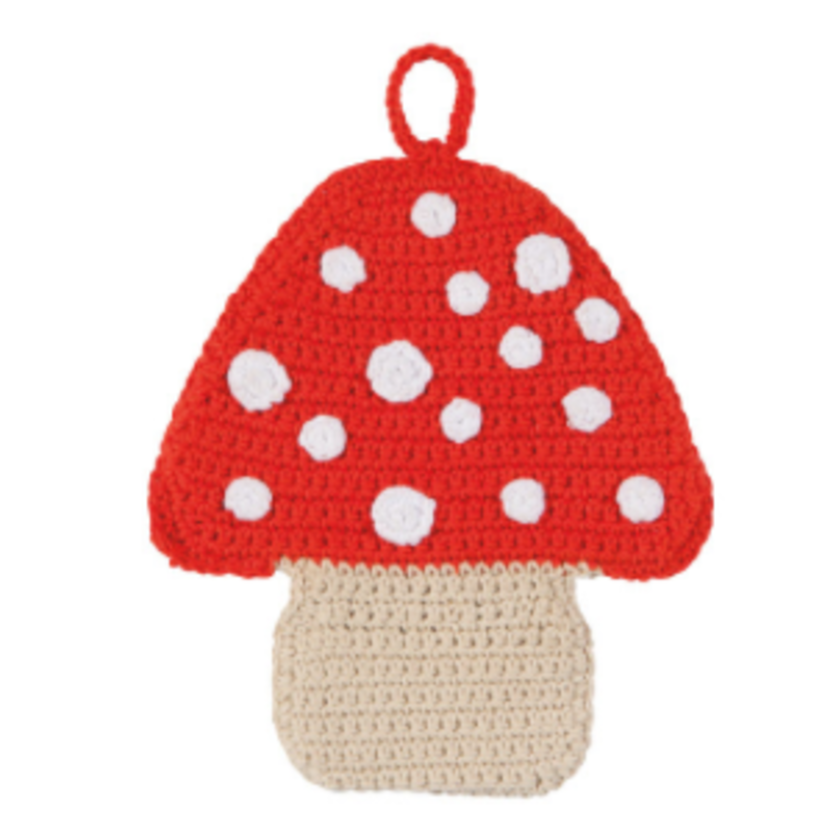 Toadstool Crochet Trivet
