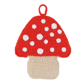 Toadstool Crochet Trivet