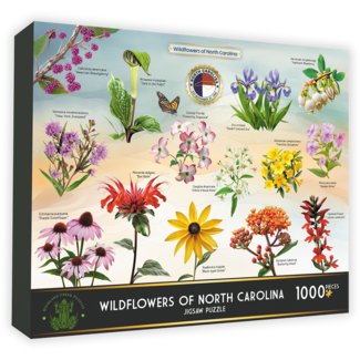 Highland Creek Puzzles Wildflowers of NC Puzzle - 1000 Piece