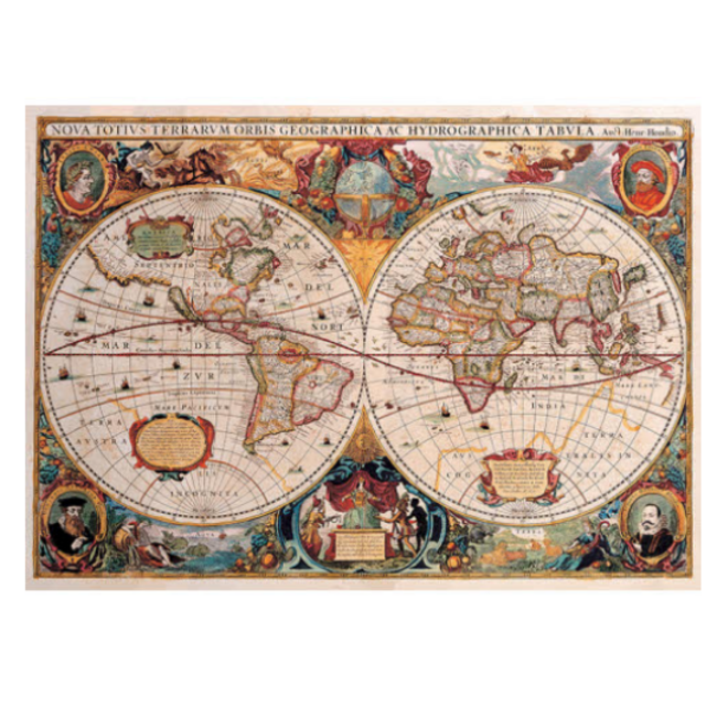 Peter Pauper Old World Map Puzzle - 1000 Piece