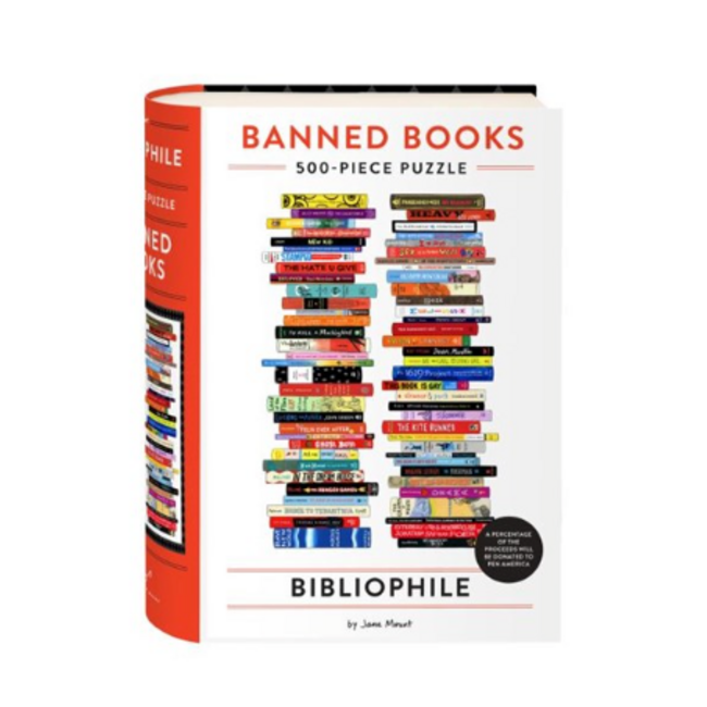 Bibliophile Banned Books Puzzle - 500 Piece