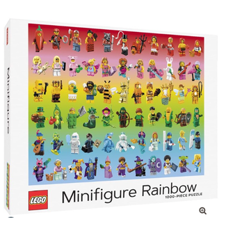 Lego Mini-Figure Rainbow Puzzle - 1000 Piece