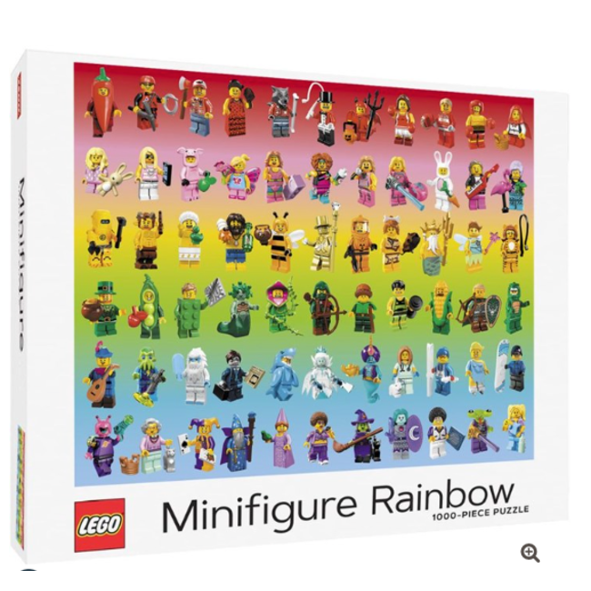 Lego Mini-Figure Rainbow Puzzle - 1000 Piece