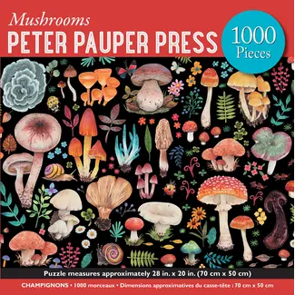 Peter Pauper Mushrooms Puzzle - 1000 Piece