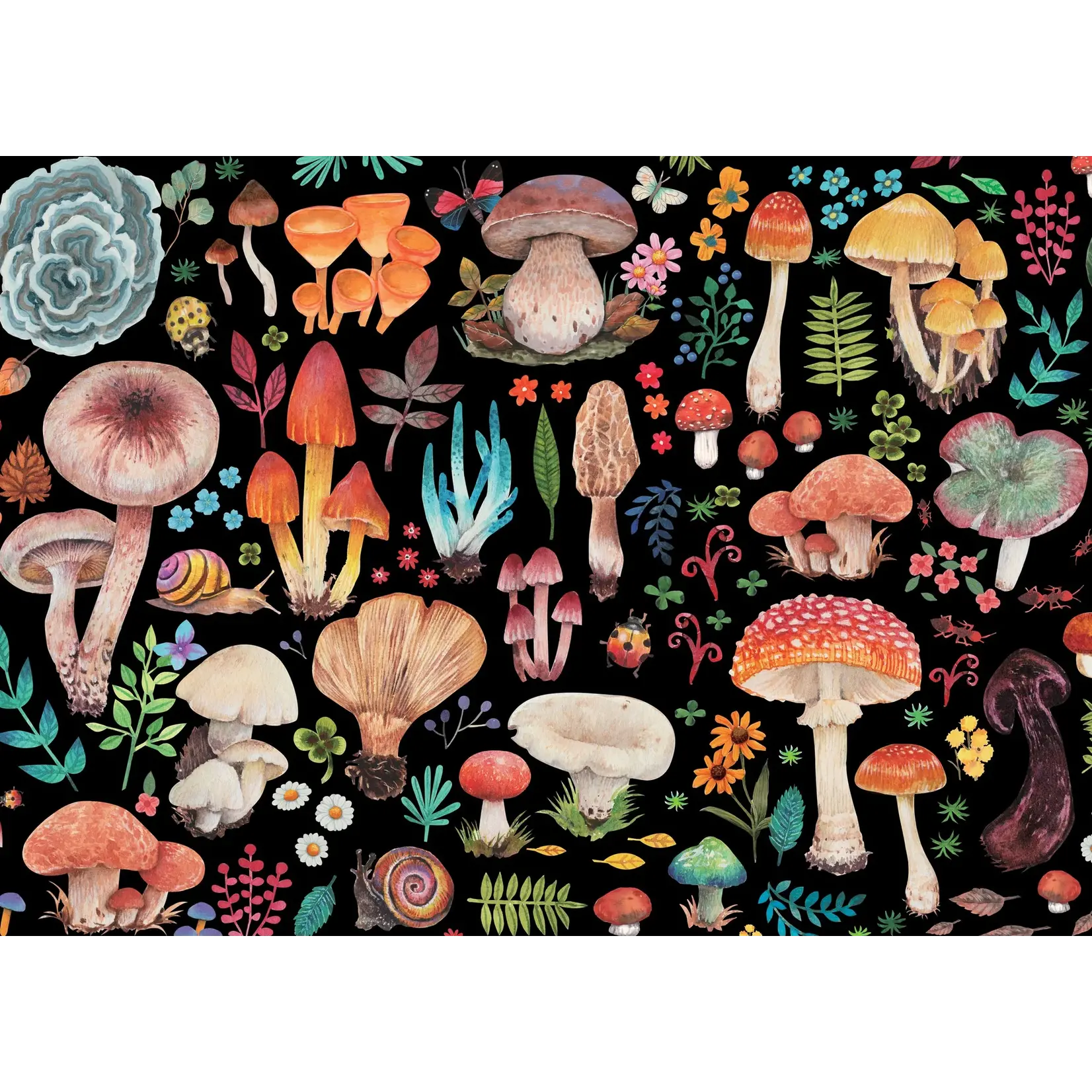 Peter Pauper Mushrooms Puzzle - 1000 Piece