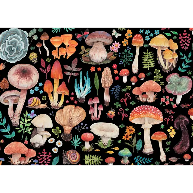 Peter Pauper Mushrooms Puzzle - 1000 Piece