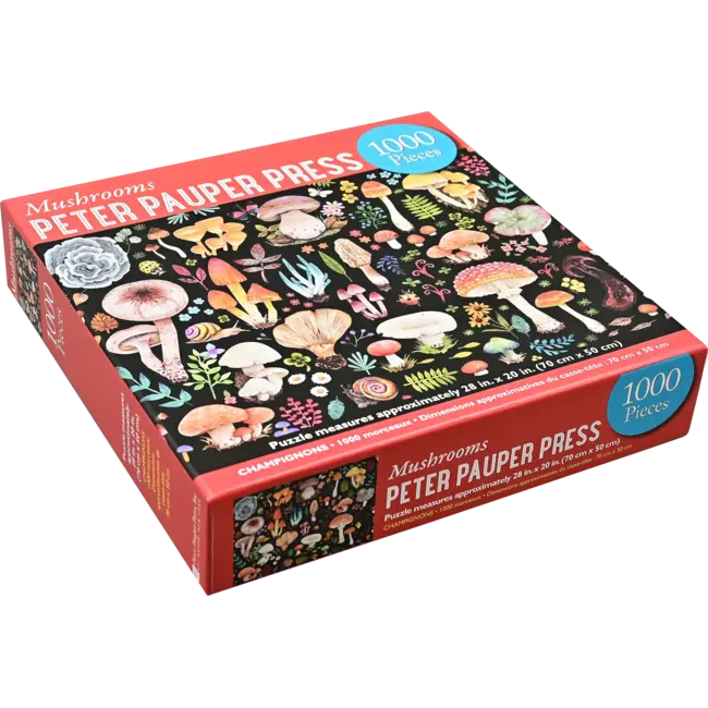 Peter Pauper Mushrooms Puzzle - 1000 Piece