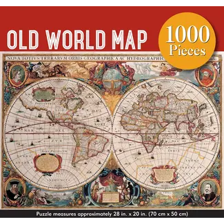 Peter Pauper Old World Map Puzzle - 1000 Piece