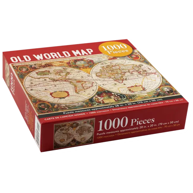 Peter Pauper Old World Map Puzzle - 1000 Piece