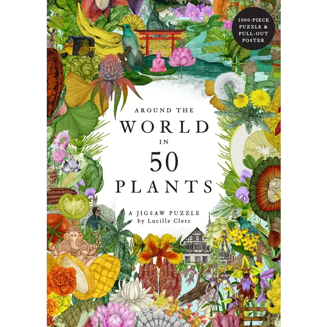 Around the World in 50 Plants Puzzle - 1000 Piece