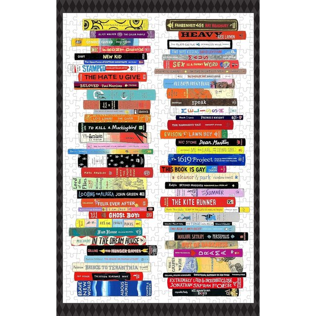 Bibliophile Banned Books Puzzle - 500 Piece