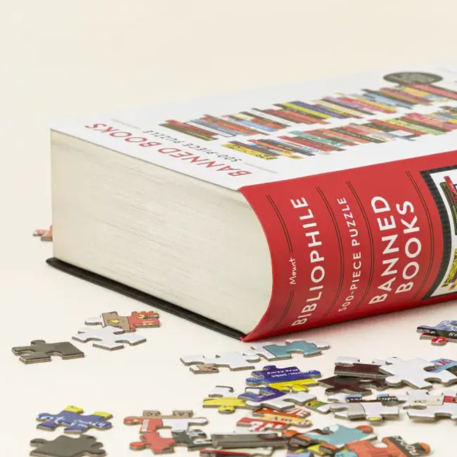 Bibliophile Banned Books Puzzle - 500 Piece