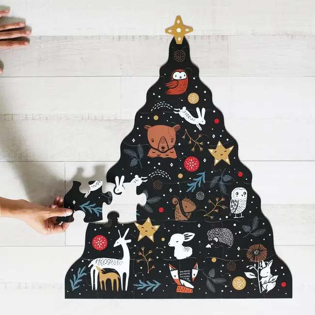 Christmas Tree Floor Puzzle - 24 Piece