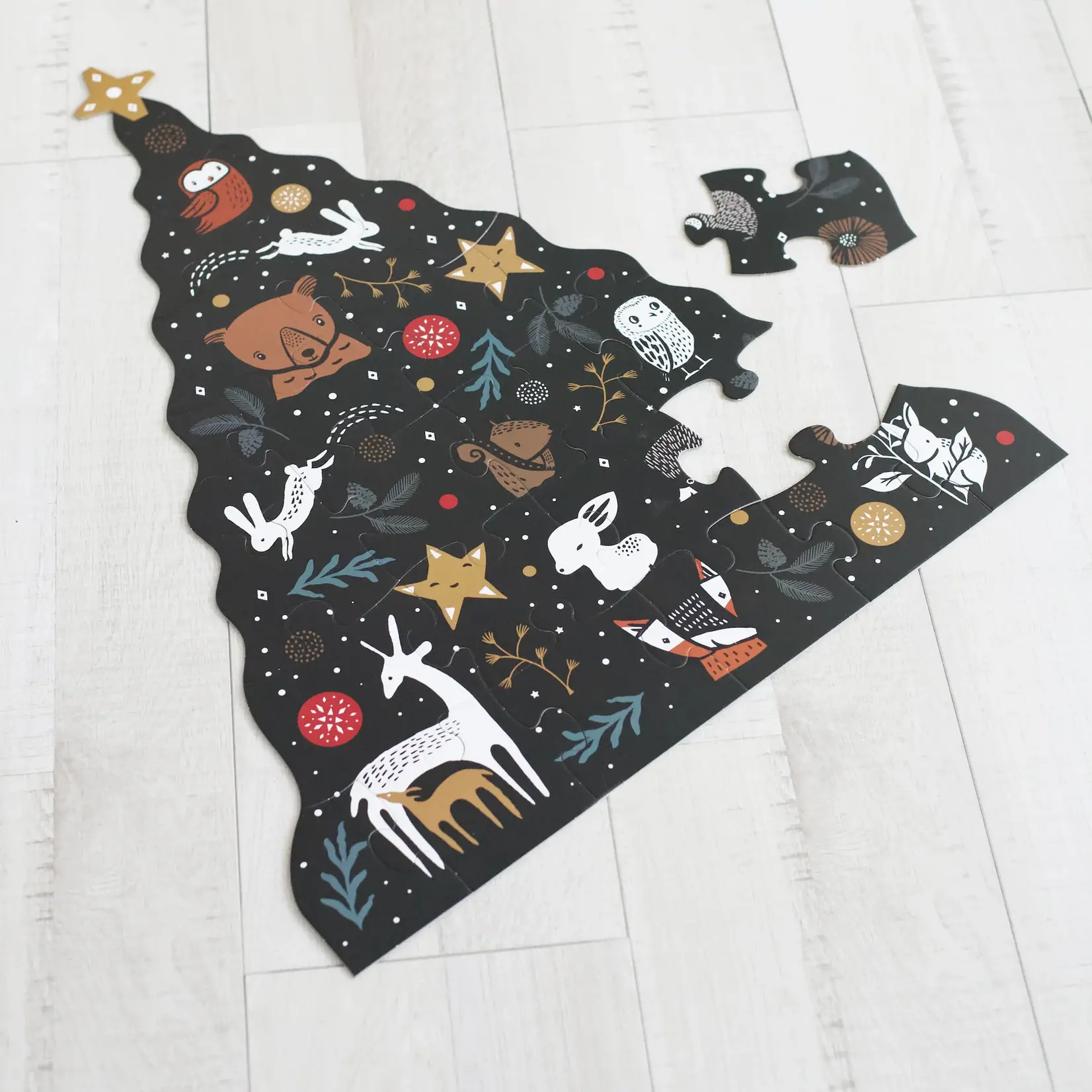 Christmas Tree Floor Puzzle - 24 Piece