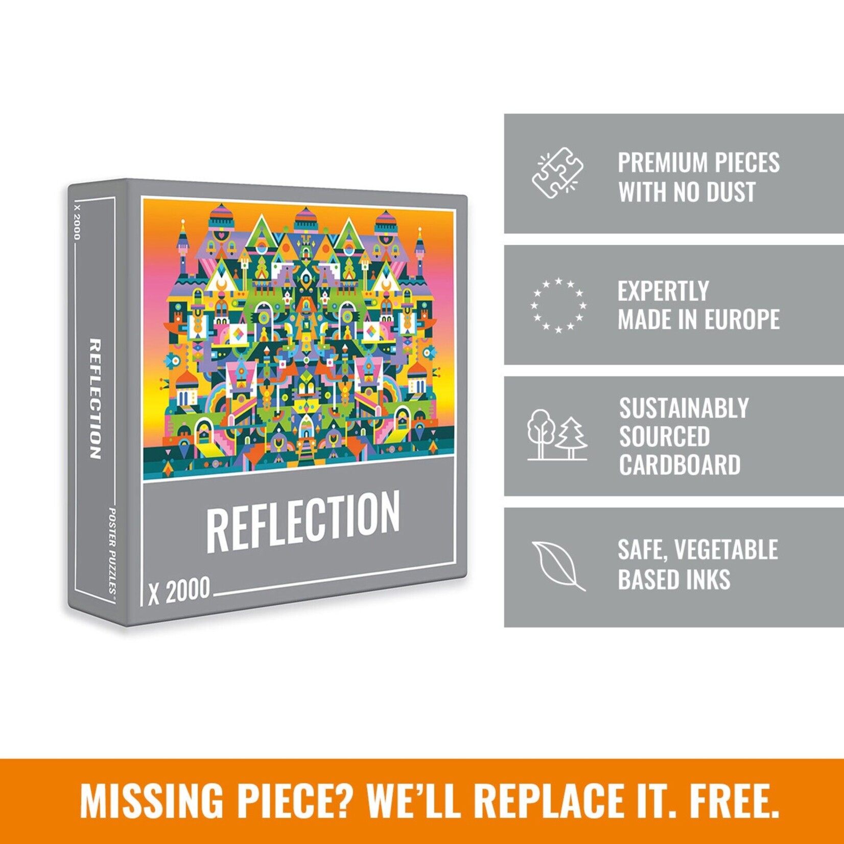Cloudberries Reflection Puzzle - 2000 Piece