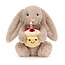 Jellycat Bashful Bunny Beige Birthday