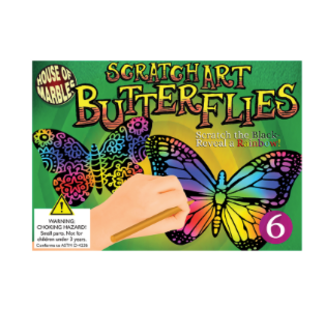 Scratch Art Butterflies