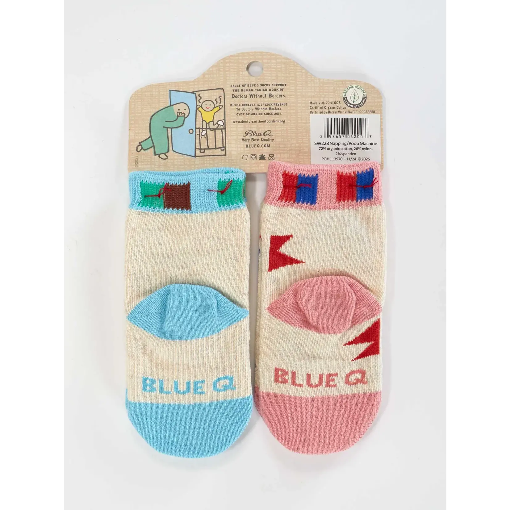 Baby Socks - Napping? In This Economy?/Poop Machine