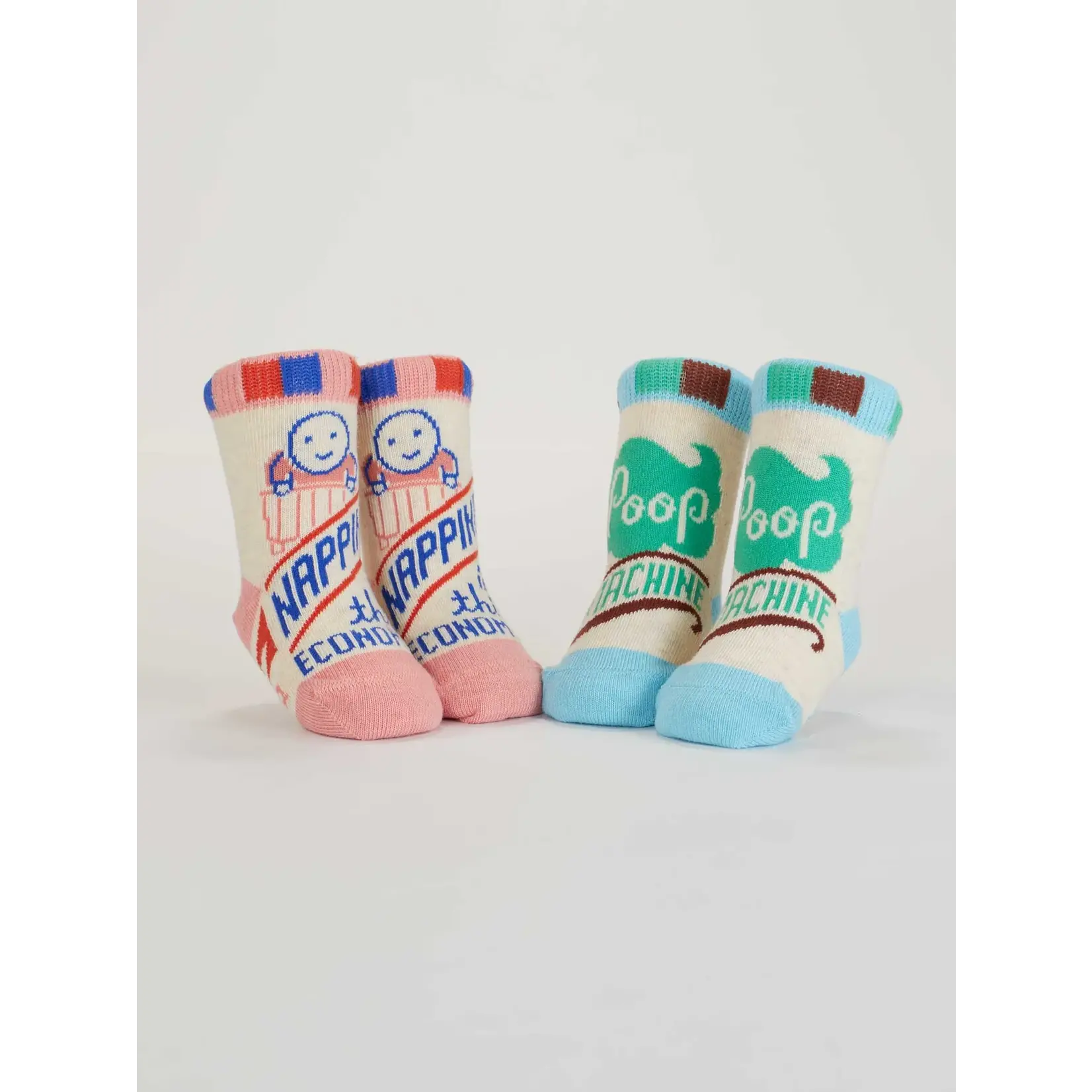 Baby Socks - Napping? In This Economy?/Poop Machine